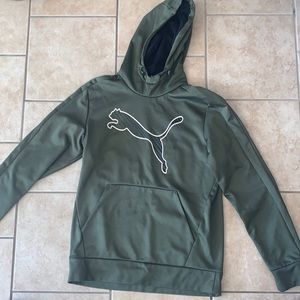 Puma Hoodie Olive Green